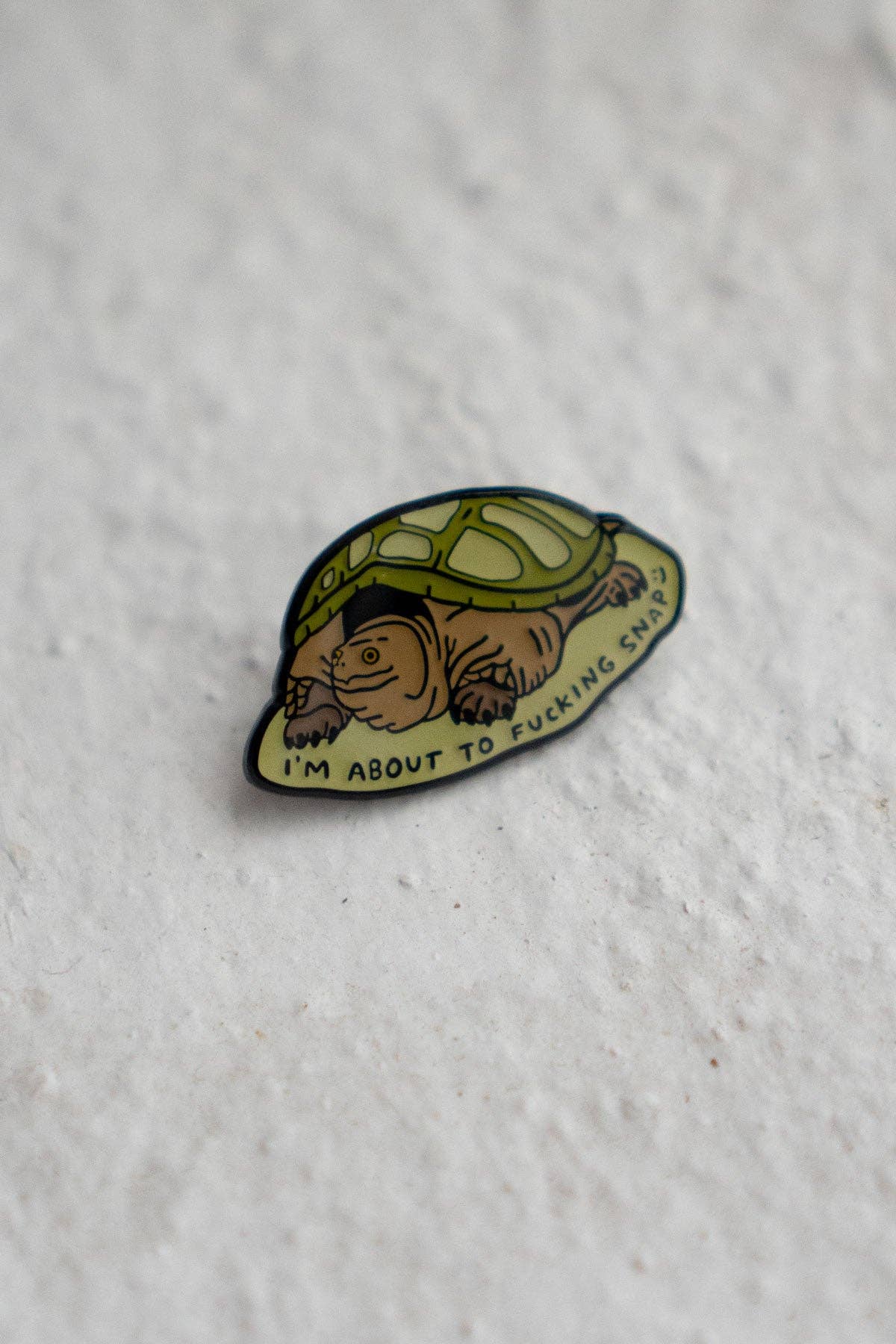 About to Snap | Enamel Lapel Pin