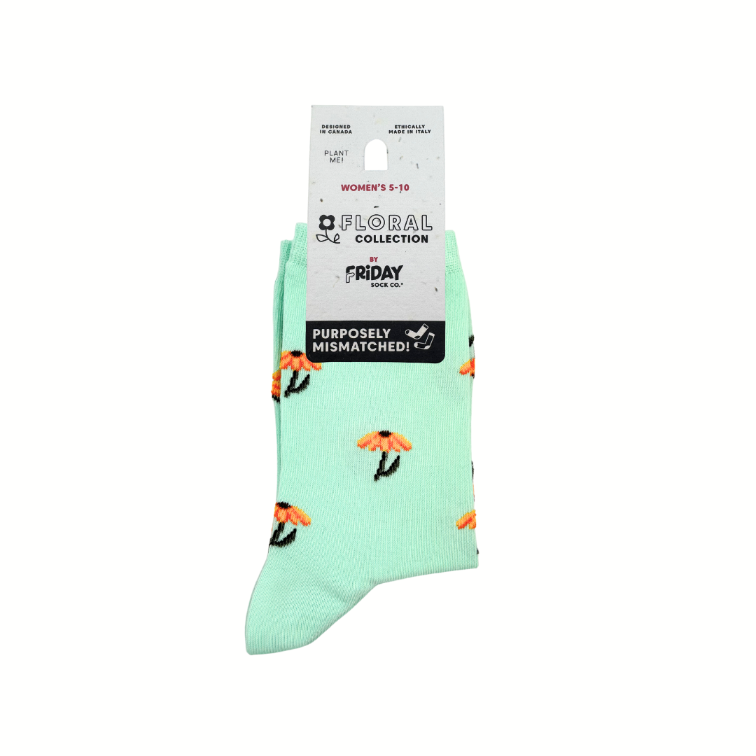 Women's Mini Black Eyed Susan Socks