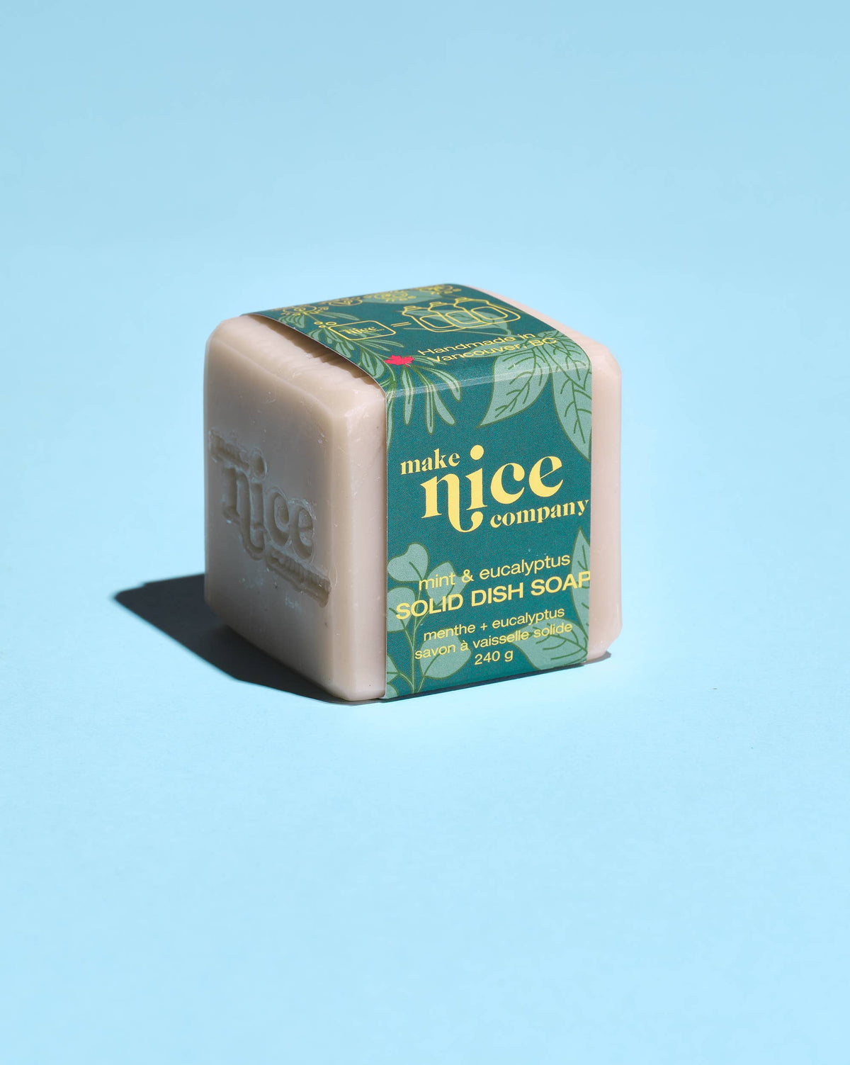 Mint & Eucalyptus Solid Dish Soap