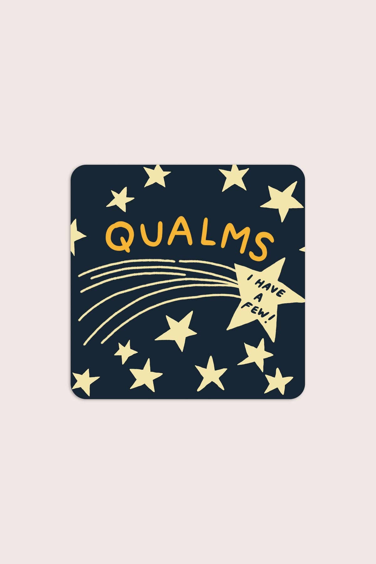 Qualms Sticker | Waterproof Vinyl Sticker