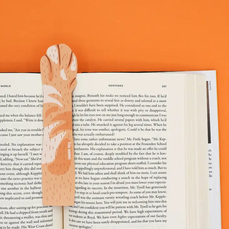 Cat Paw Bookmark