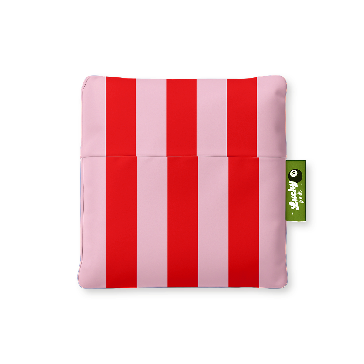 Pink &amp; Red Stripes Foldable Nylon Tote