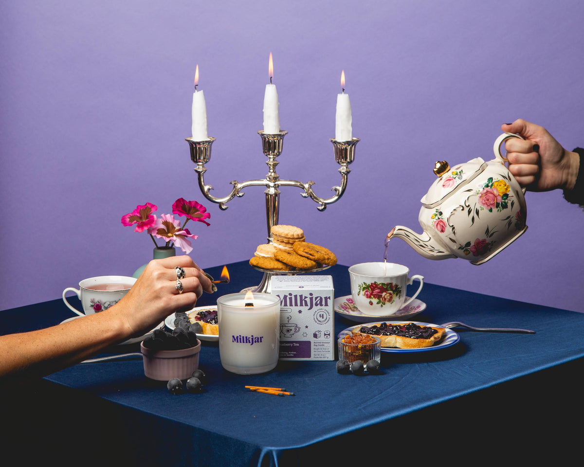 Blueberry Tea - Blueberry, Amber & Vanilla 8oz Candle