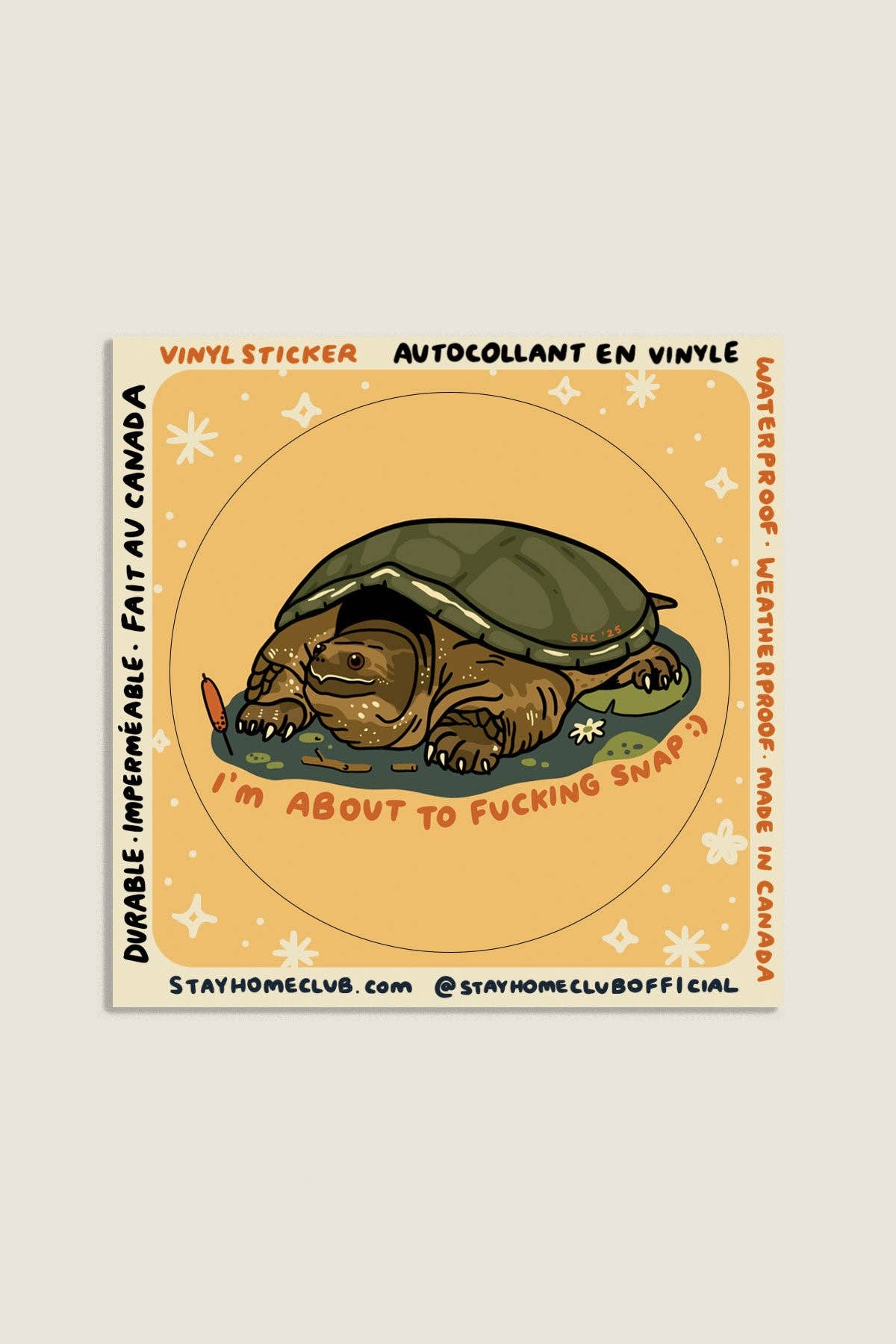 About to Snap Sticker | Waterproof Vinyl Sticker