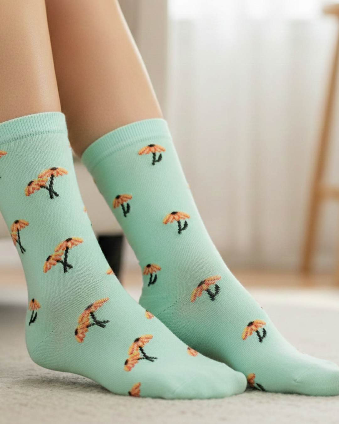 Women's Mini Black Eyed Susan Socks