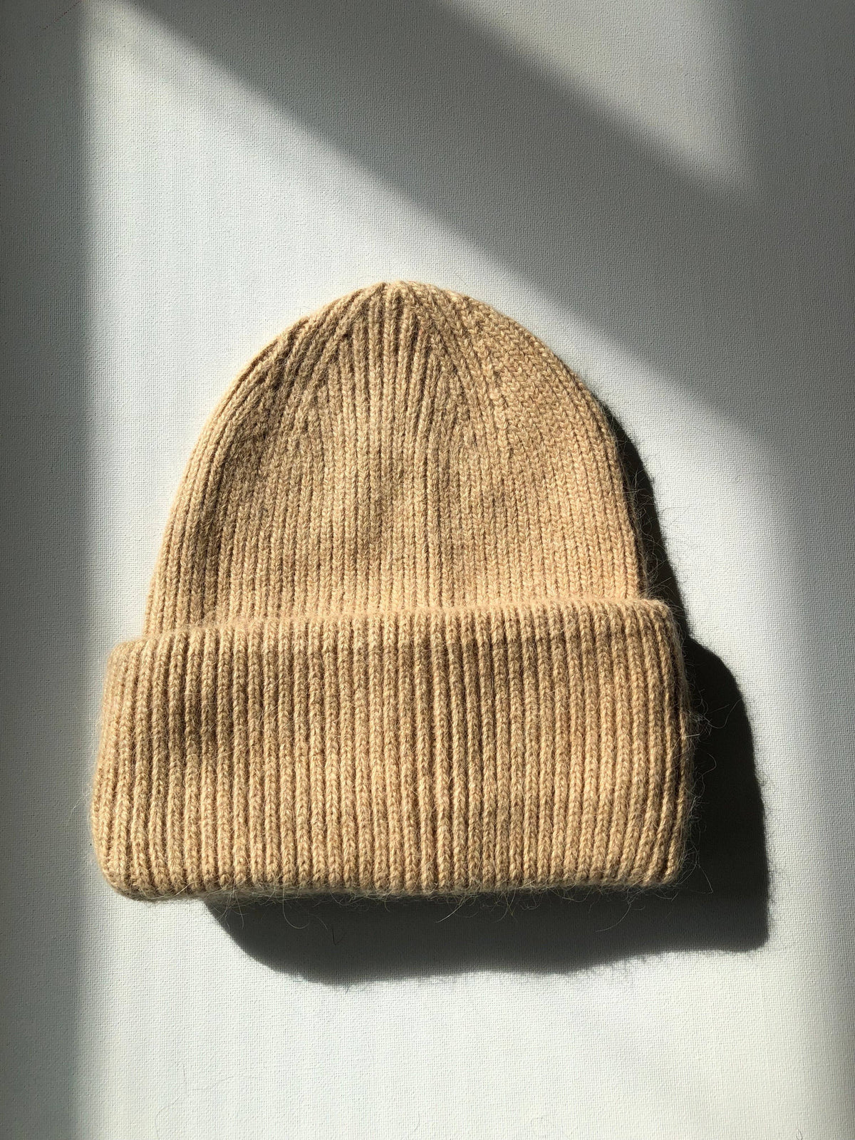 ROYAL ANGORA BEANIE - neutral