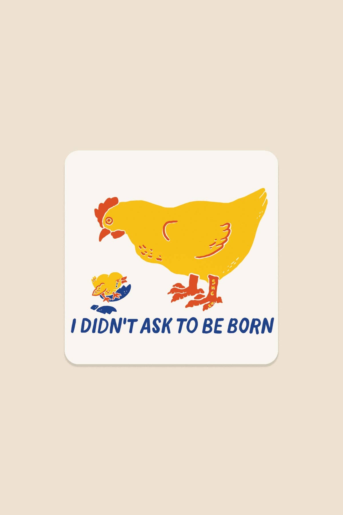 I Didn't Ask to be Born Sticker | Waterproof Vinyl Sticker