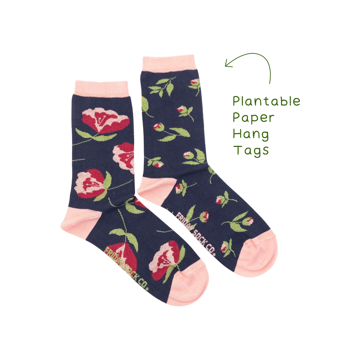 Women&#39;s Peony Socks - Mismatched