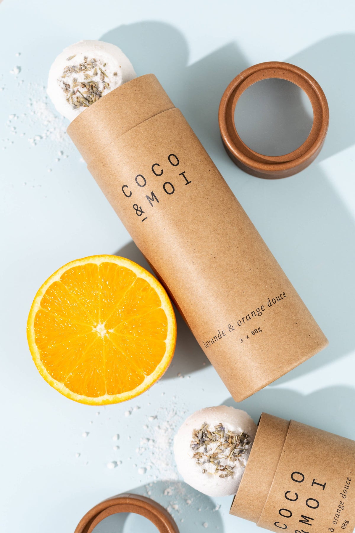 Lavender & Sweet Orange Bath Bomb