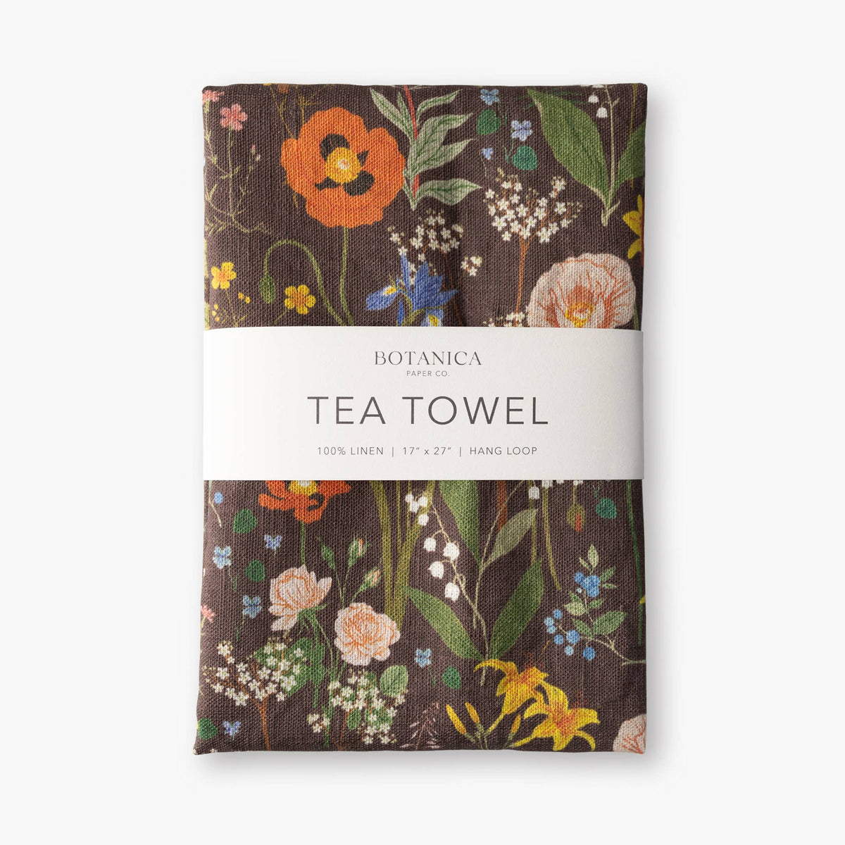 Wild Flowers | 100% Linen Tea Towel