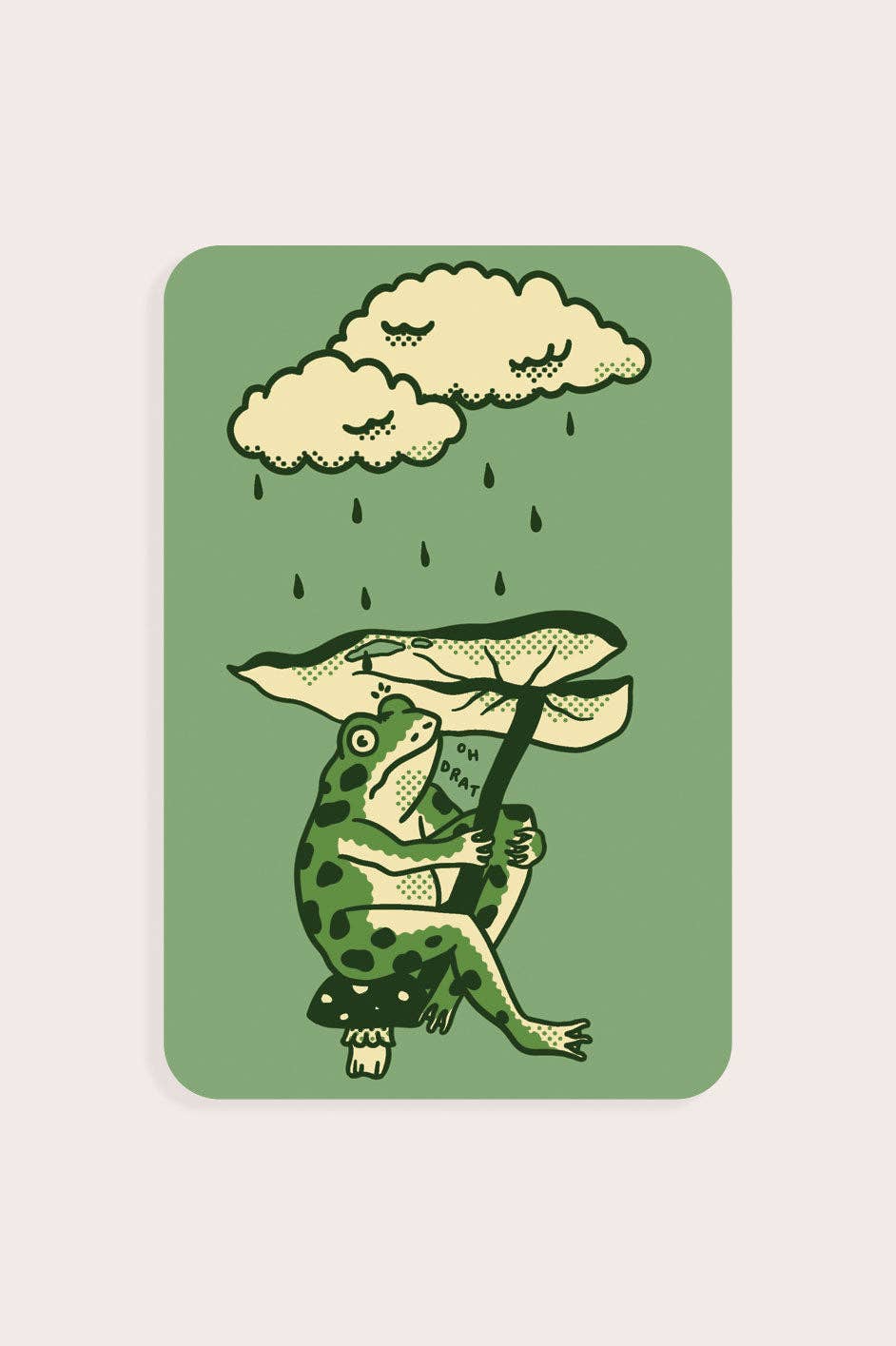 Leaf Umbrella | Waterproof Vinyl Sticker