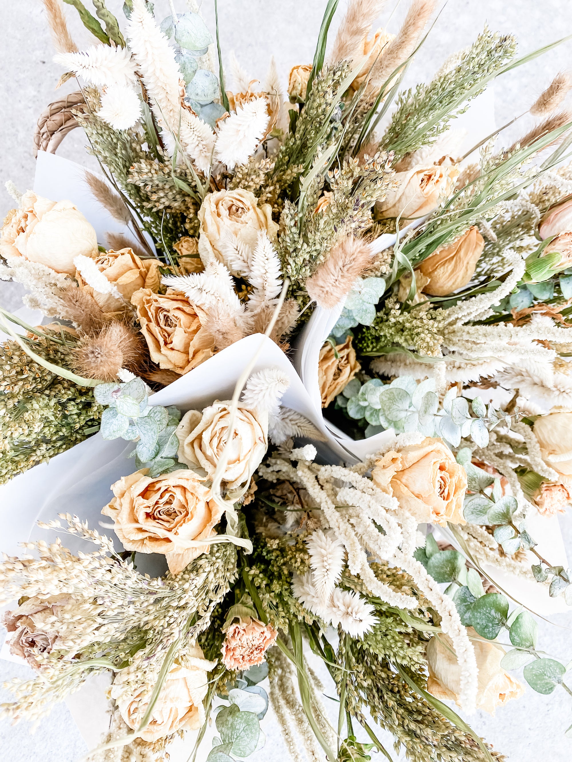 Dried Flower Bouquet - Neutral and Soft