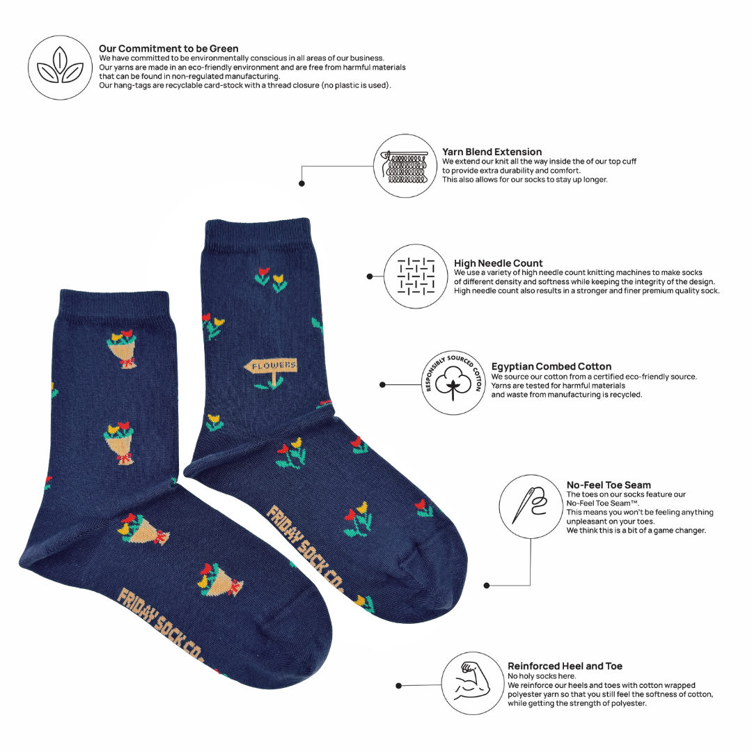 Women's Tulip Market Socks