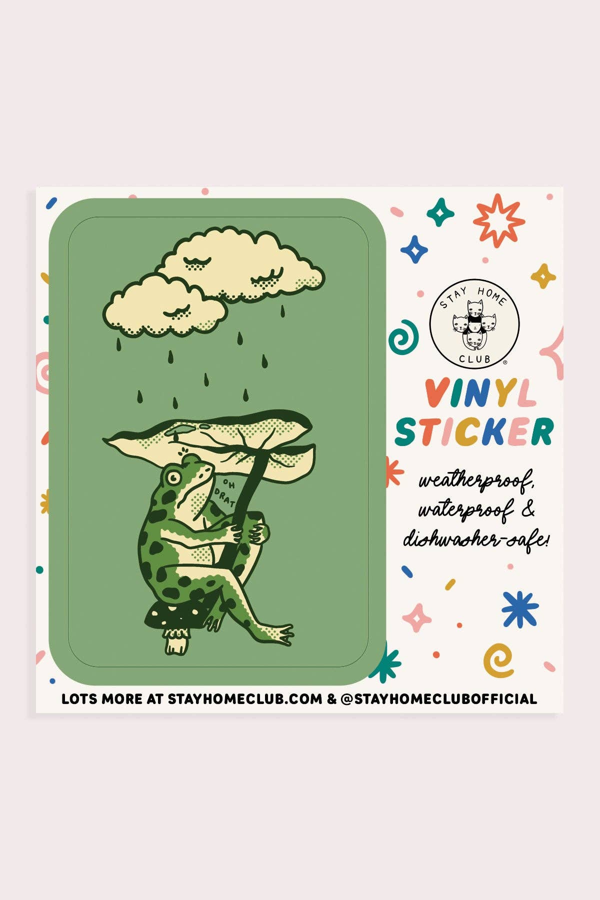 Leaf Umbrella | Waterproof Vinyl Sticker