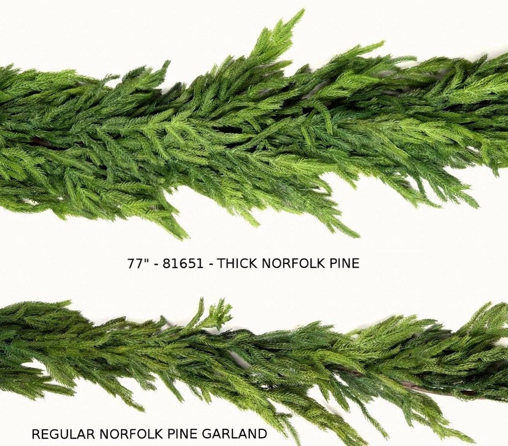 Norfolk Pine Garland *EXTRA THICK* - 77"