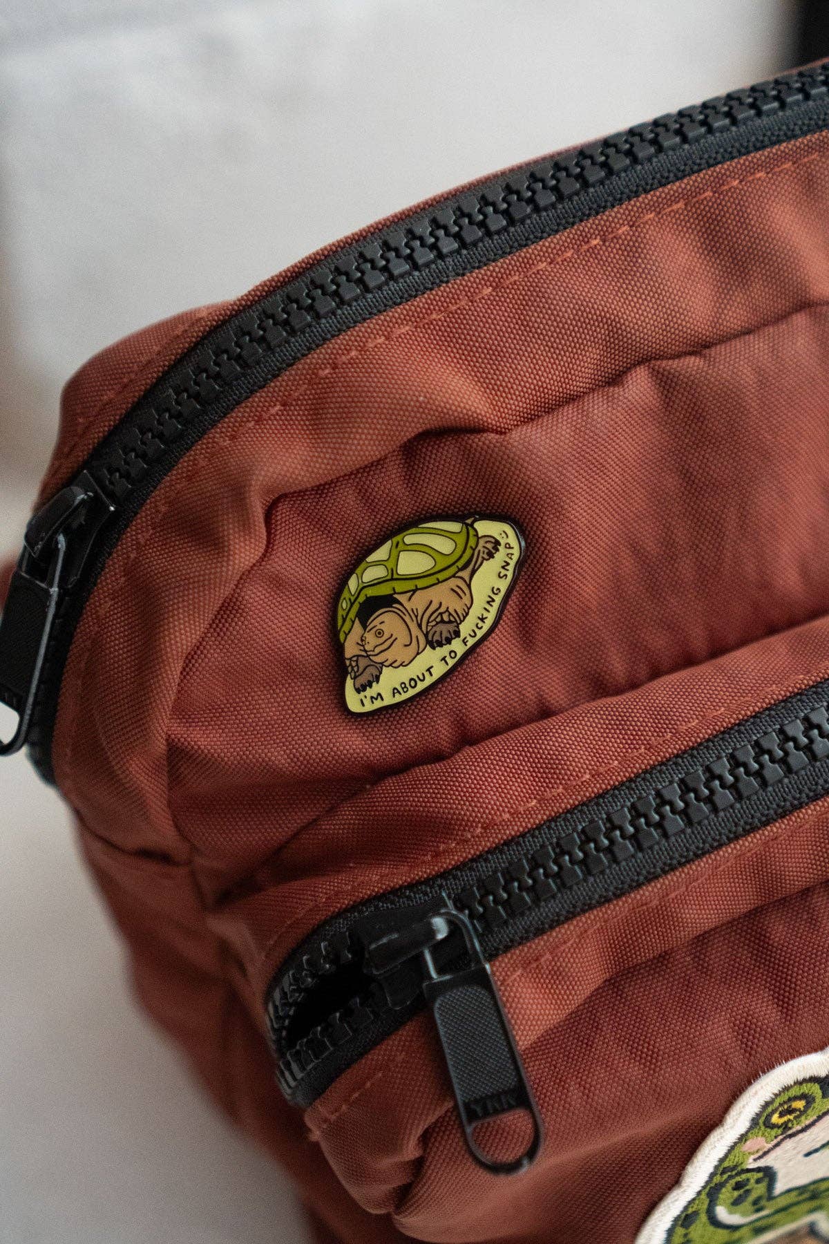 About to Snap | Enamel Lapel Pin
