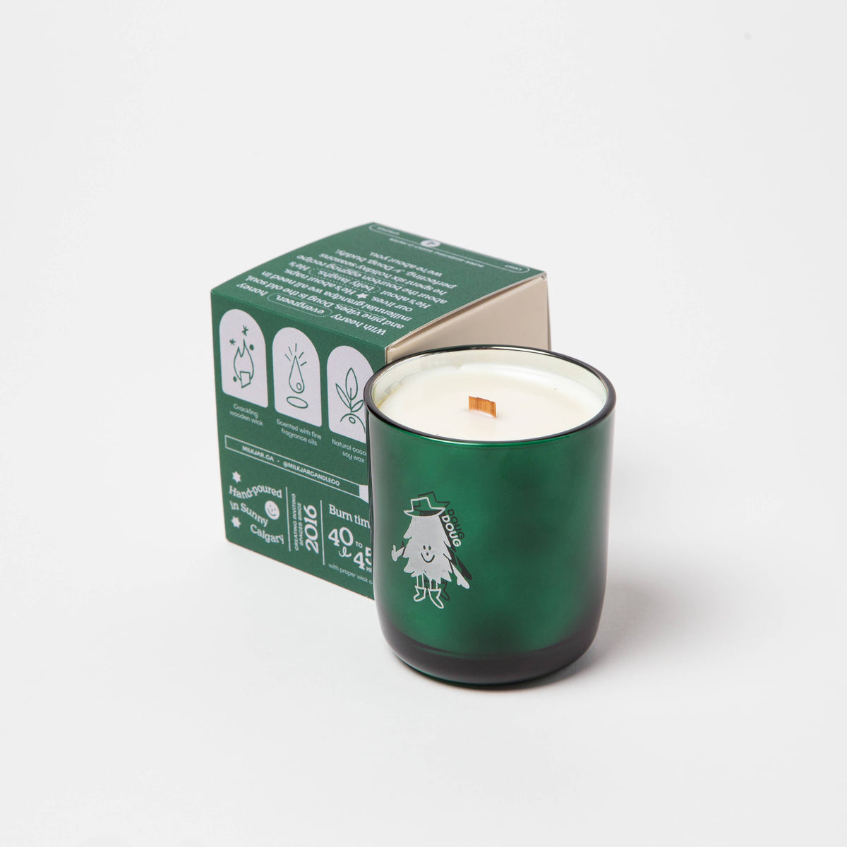 Doug - Evergreen, Bourbon &amp; Musk Coconut Soy 8oz Candle