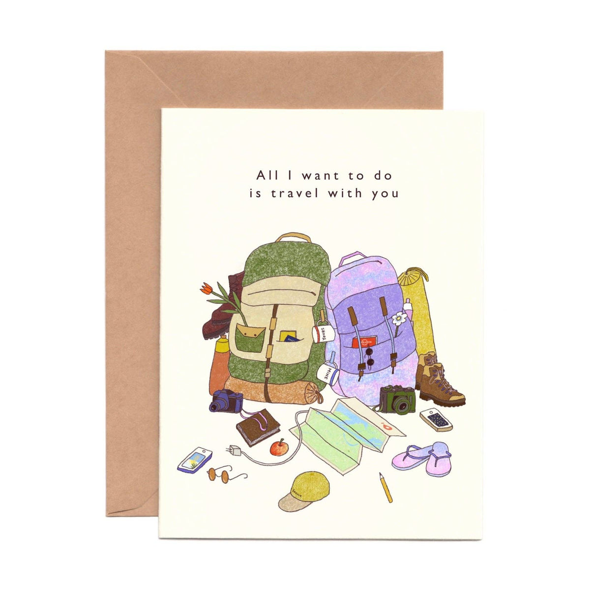 Travel with You - Just Because Card
