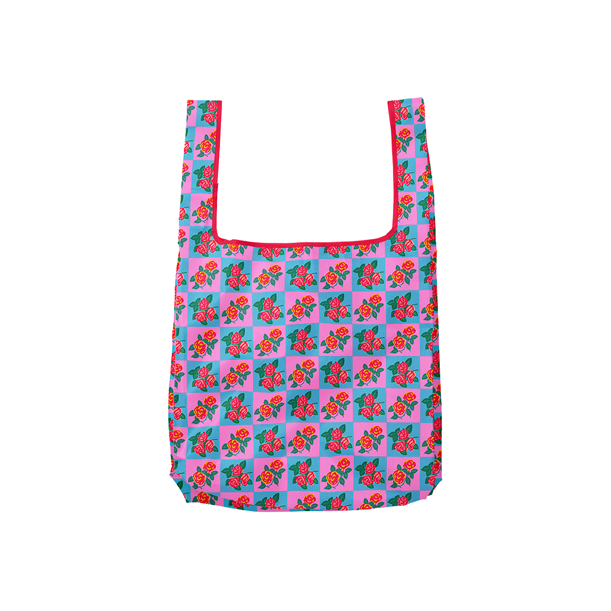 Charming Florals Foldable Nylon Tote