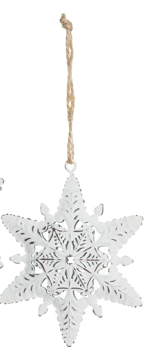 Antique Metal Snowflake