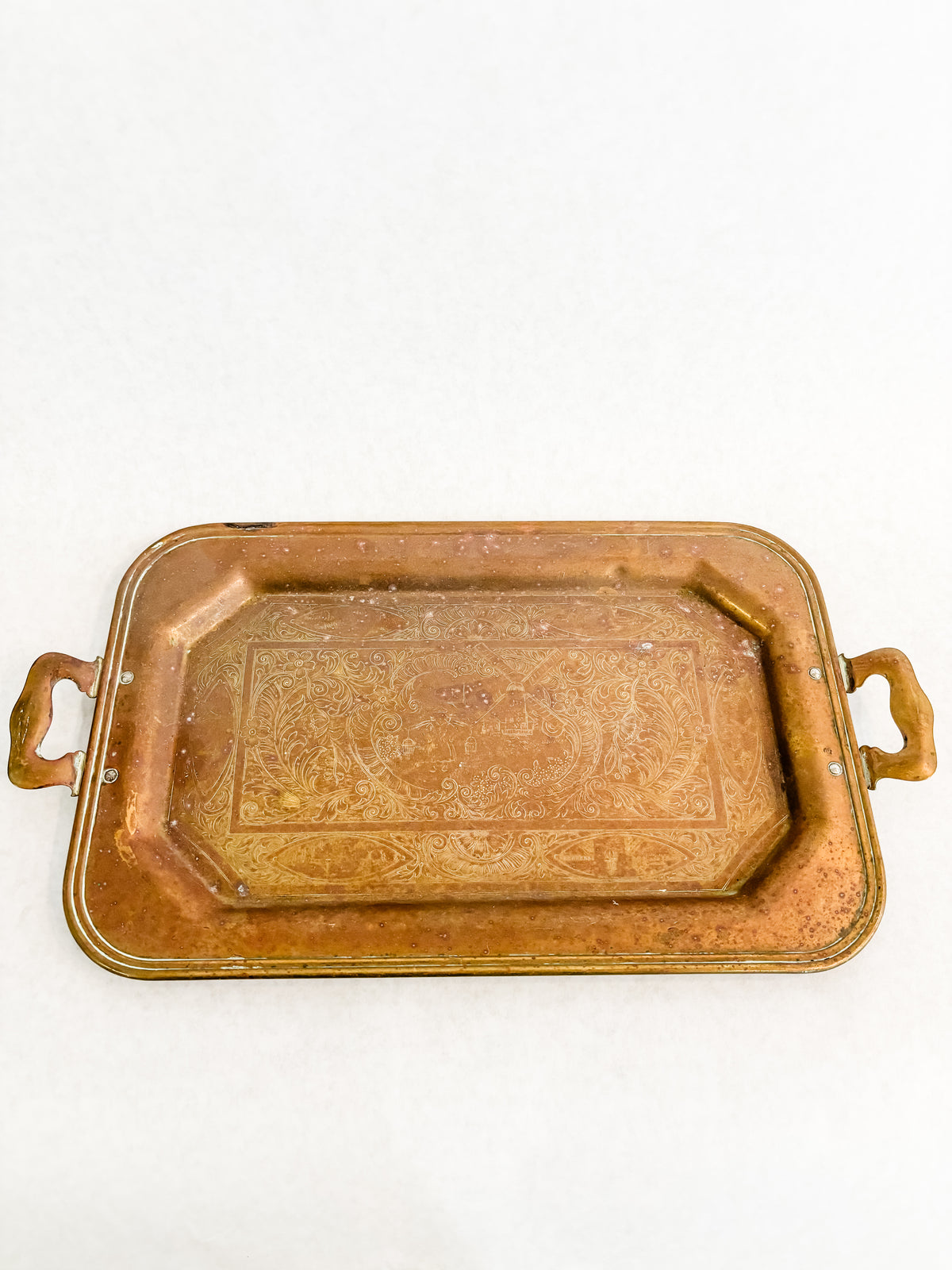 Antique Brass Tray