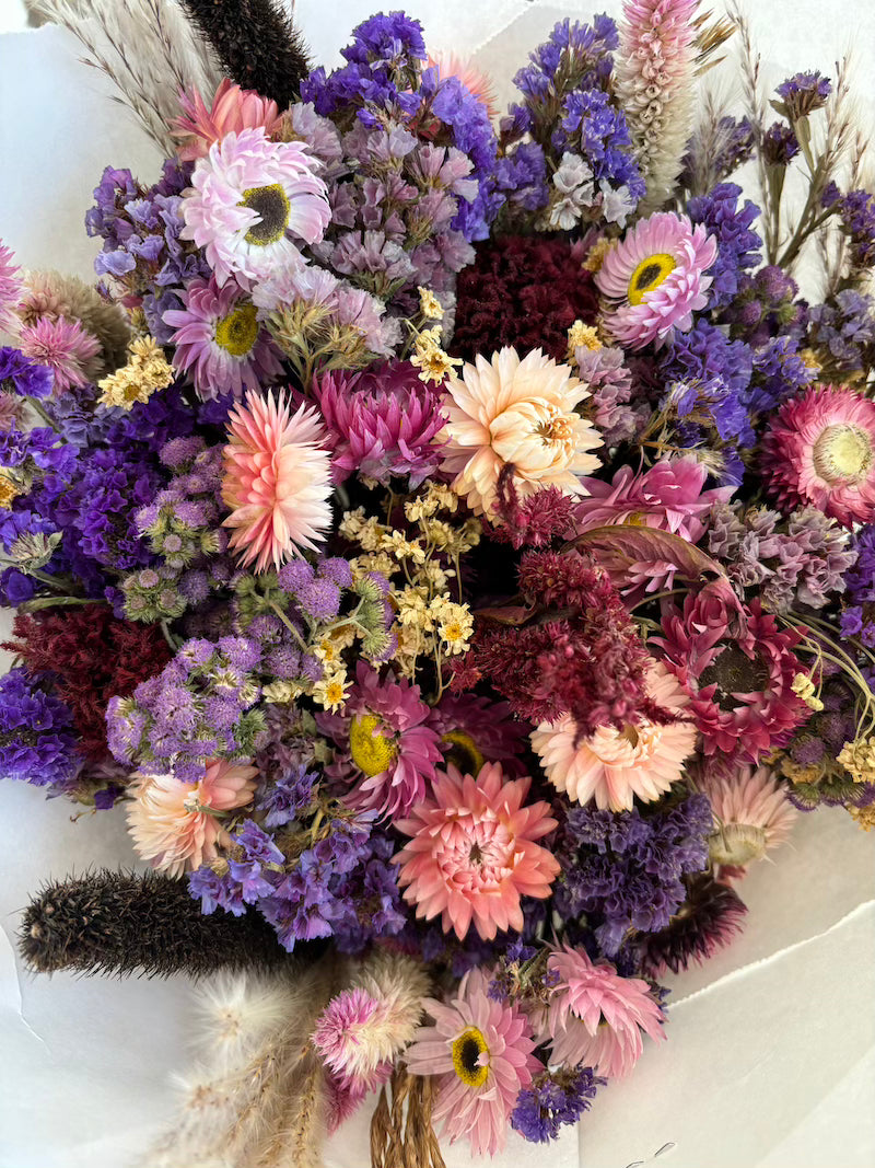 Dried Flower Bouquet - Bright and Cheery