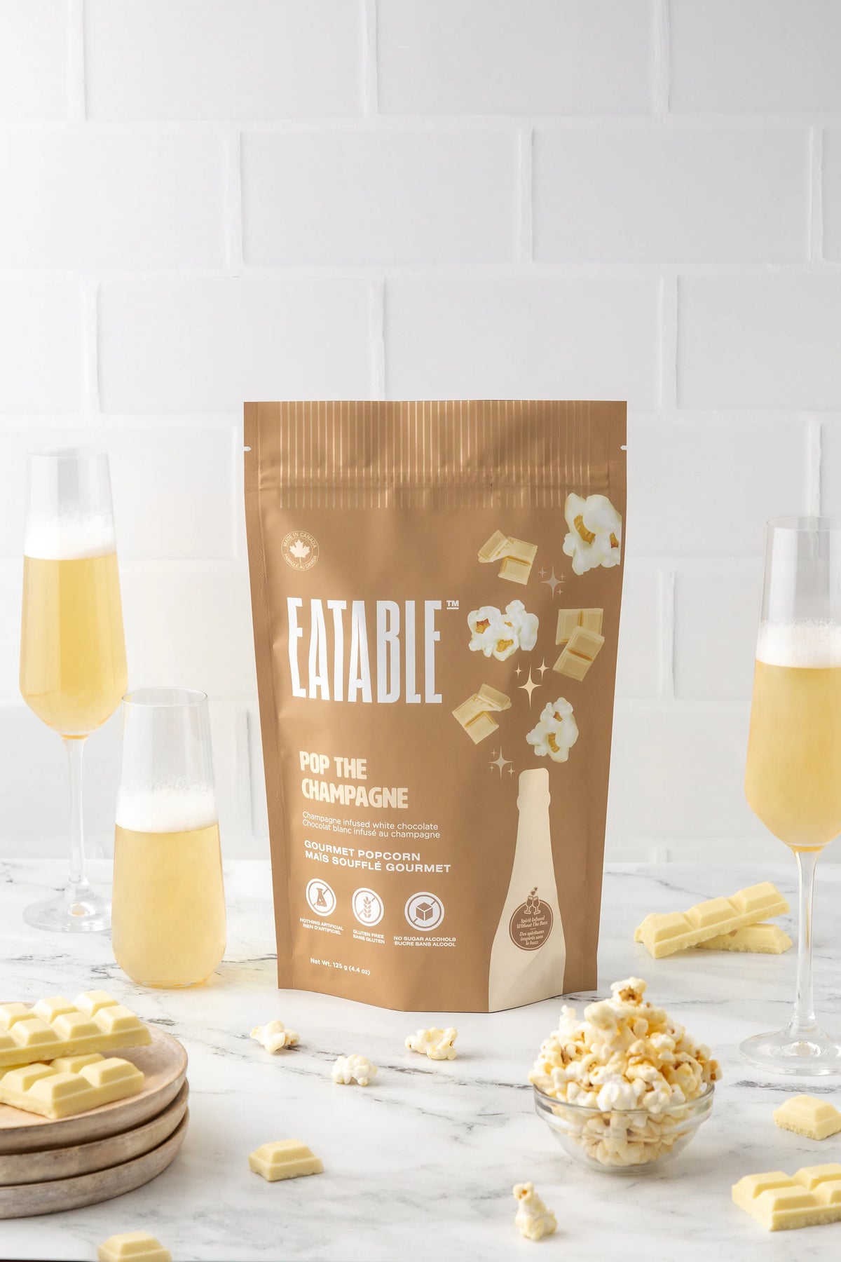 Pop the Champagne - Wine Infused White Chocolate Kettle Corn