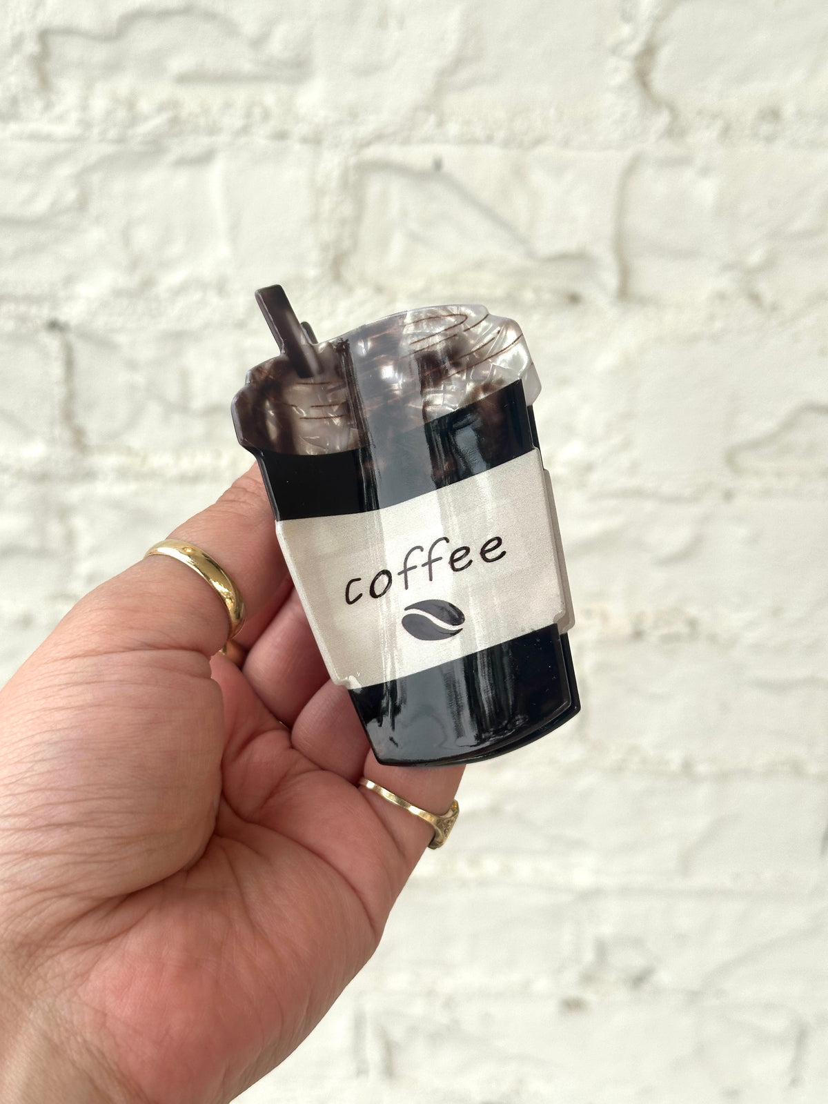 Coffee Cup Hair Clip