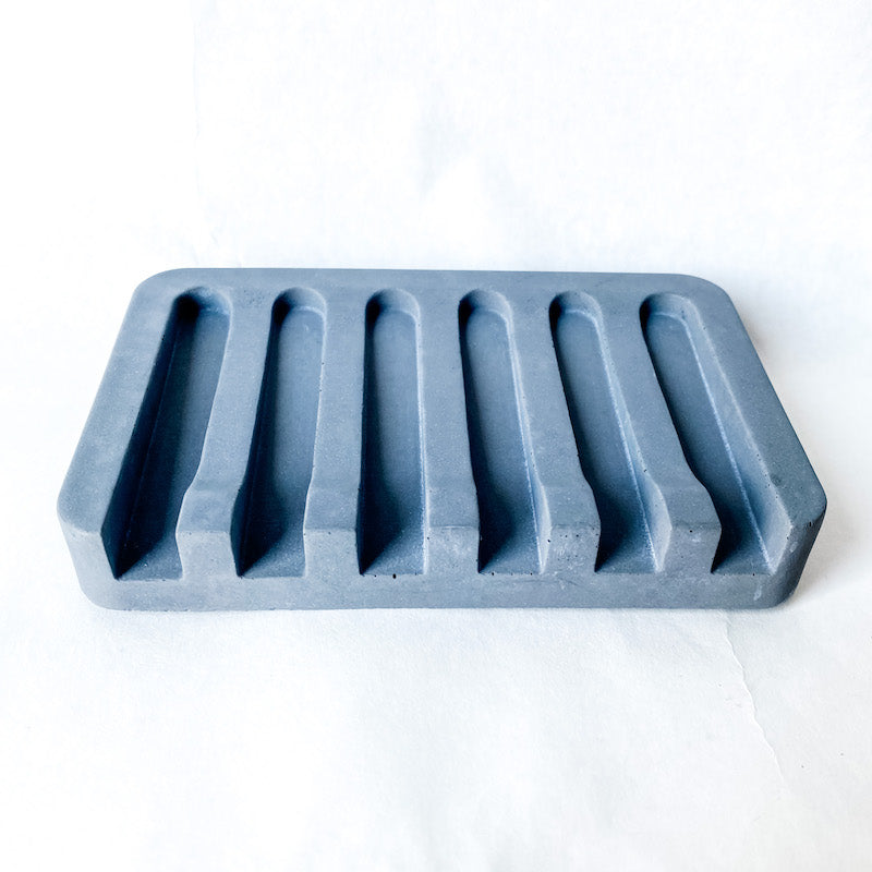 Concrete Soap Dish - Charcoal