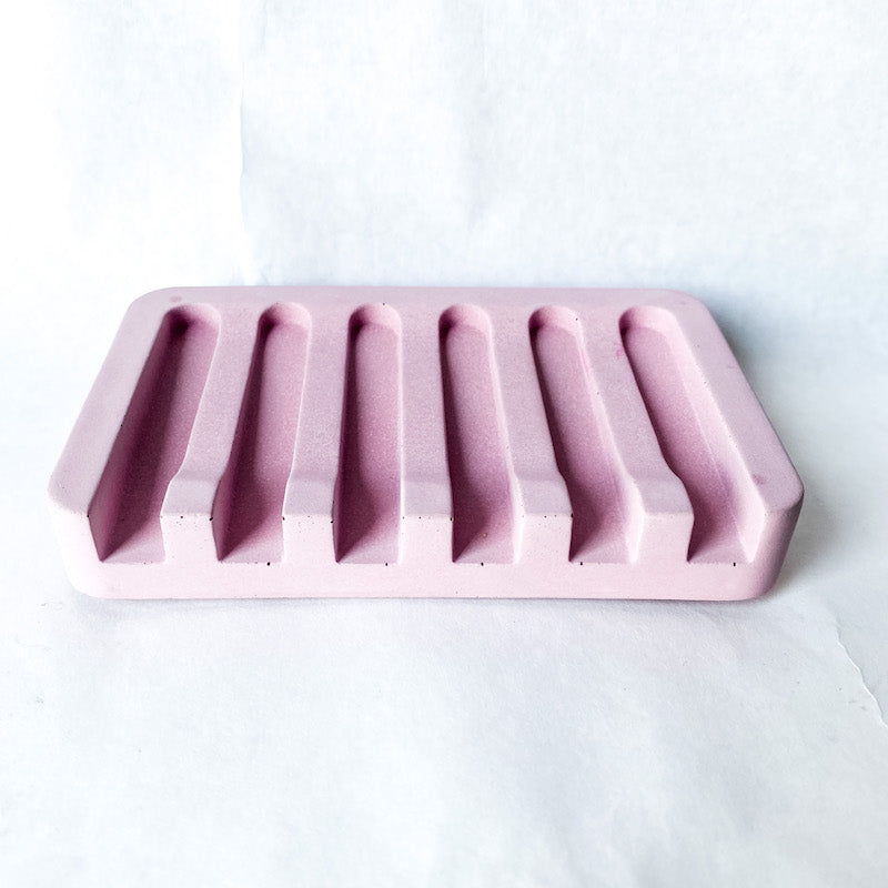 Concrete Soap Dish - Pink