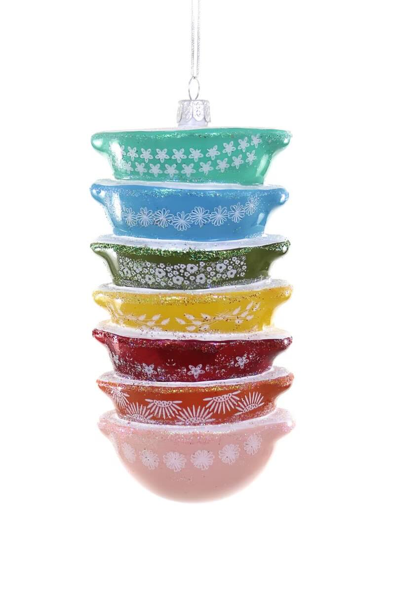 Pyrex Stack Glass Ornament