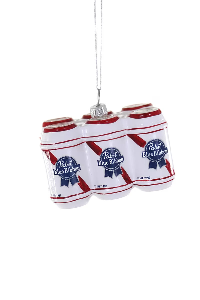 6 Pack of Beer - Glass Ornament