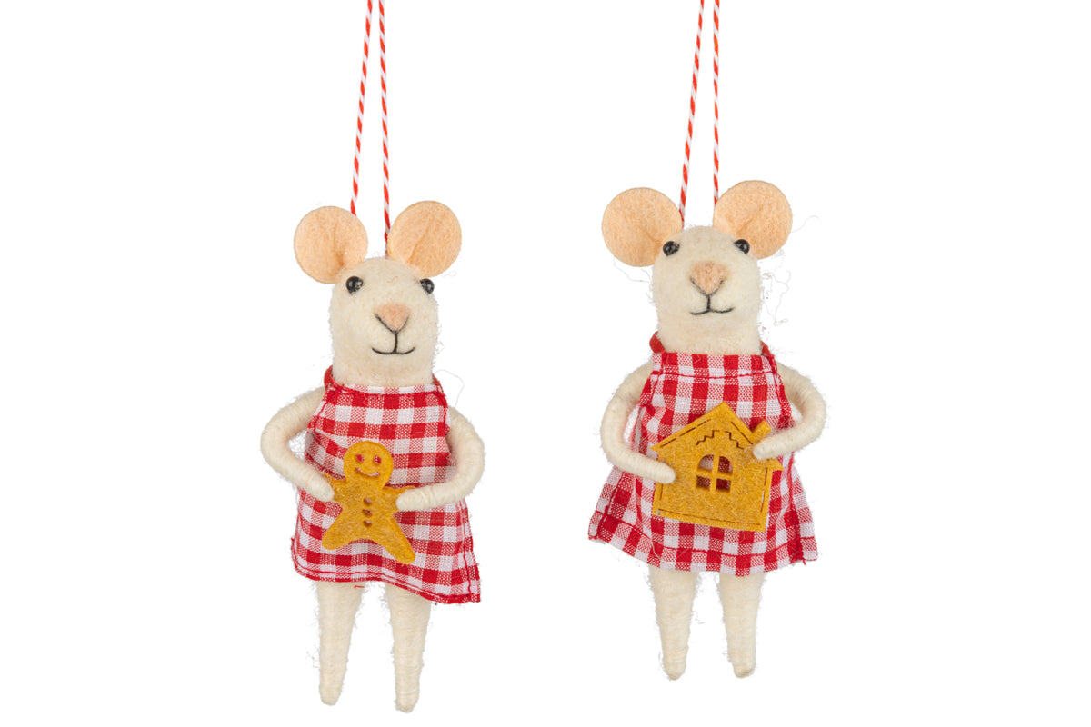 Baker Mouse Ornament