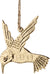 Gold Hummingbird Ornament