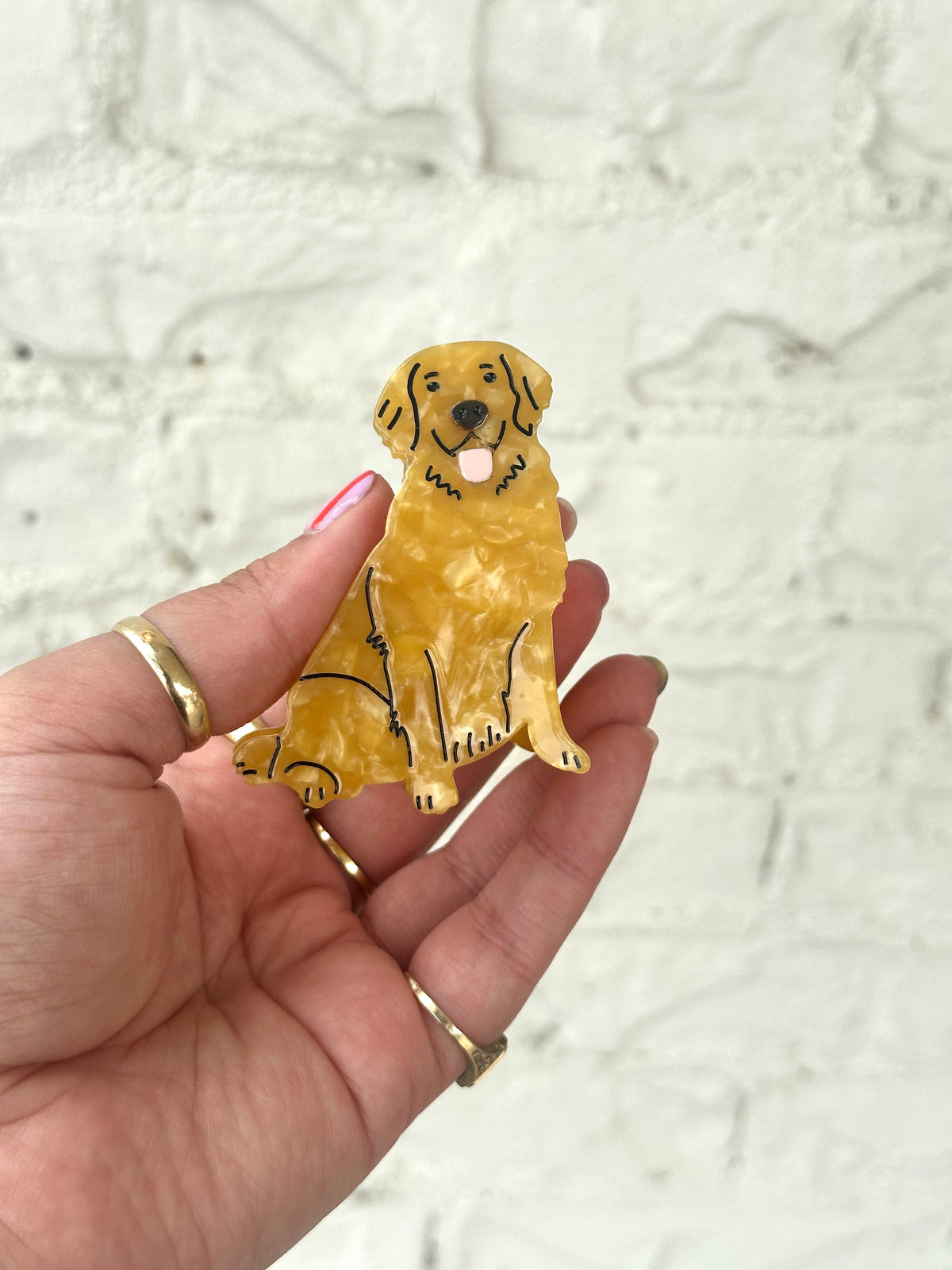 Golden Retriever Hair Clip