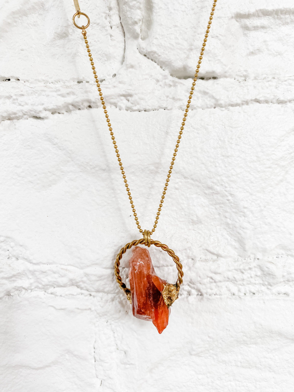 Red Calcite Necklace