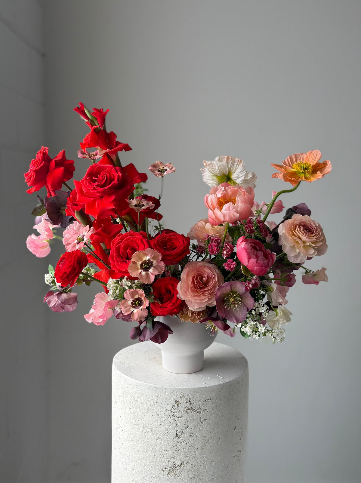 Valentine's Vase Arrangement