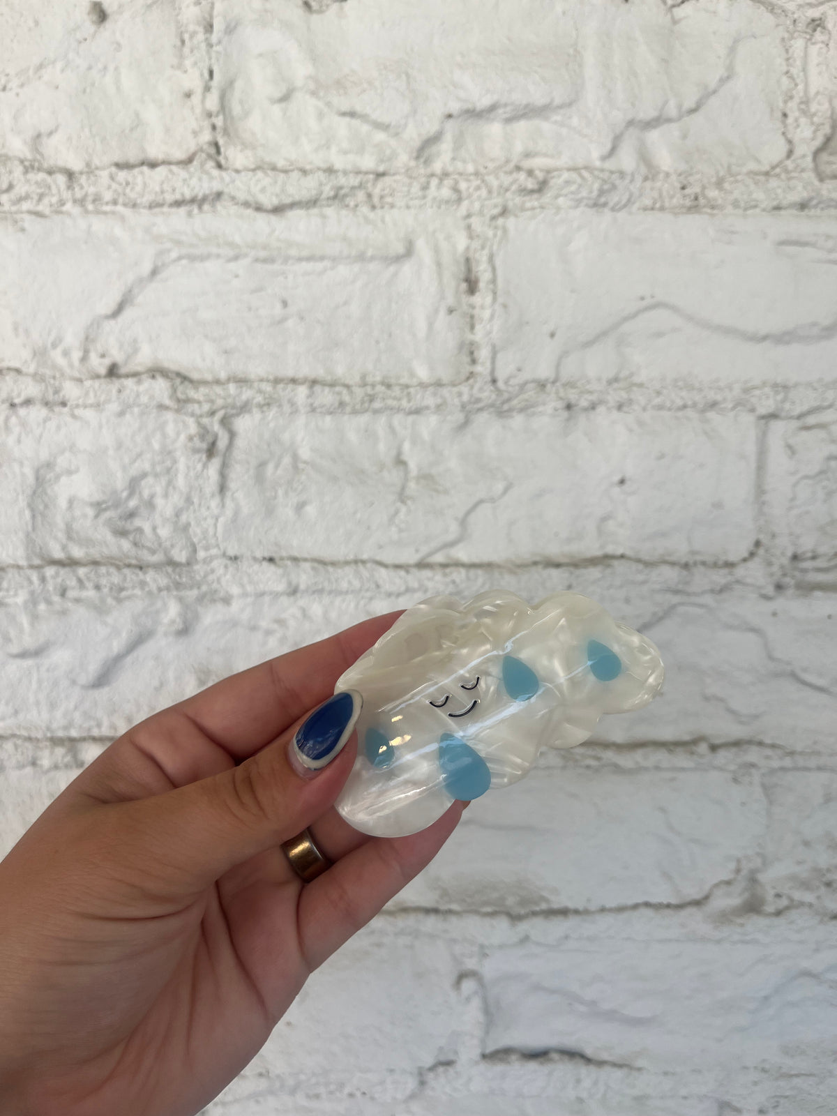 Rainy Cloud Hair Clip