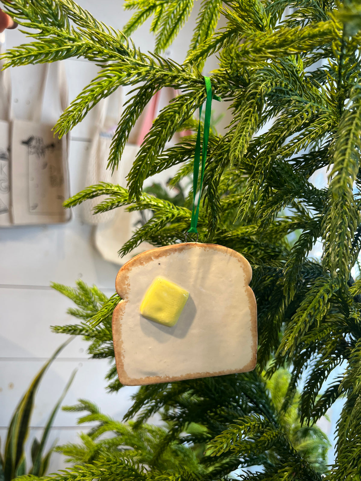 Ceramic Toast Ornament