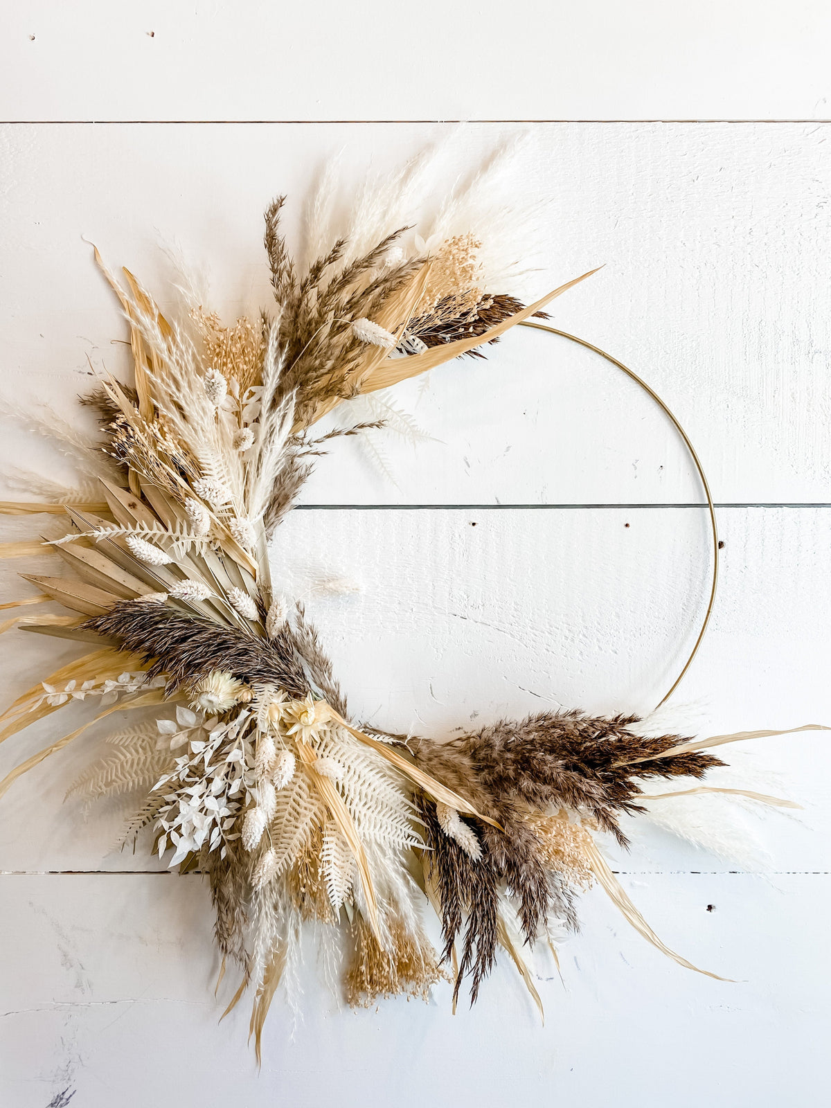 Dried Hoop Wreath Workshop