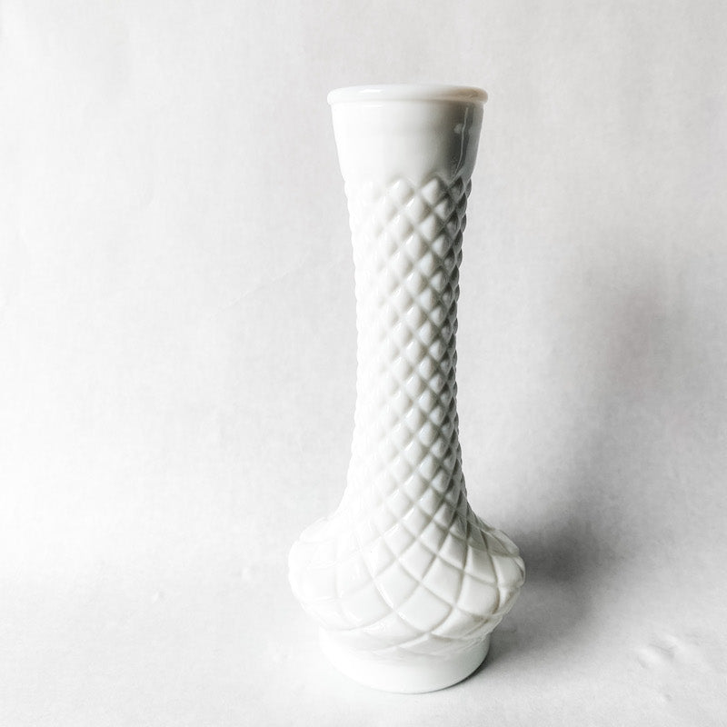 Vintage Milk Glass Vase