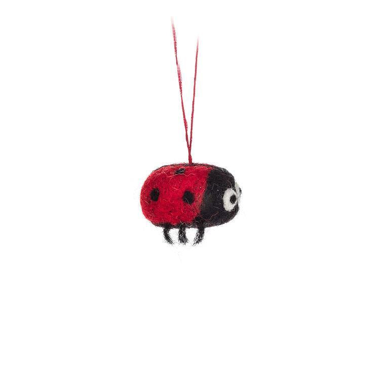 Felt Ladybug Ornament