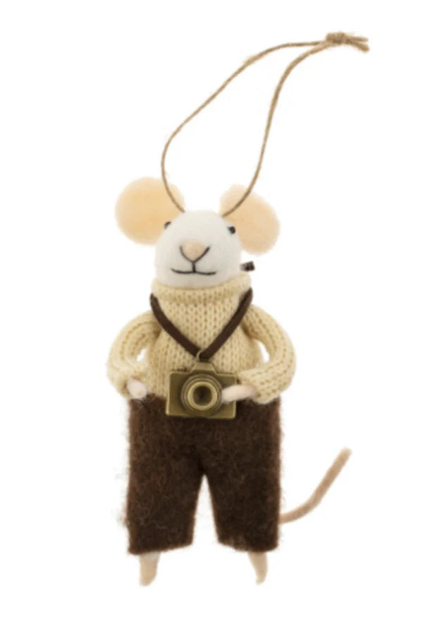 Photographer Mouse Ornament