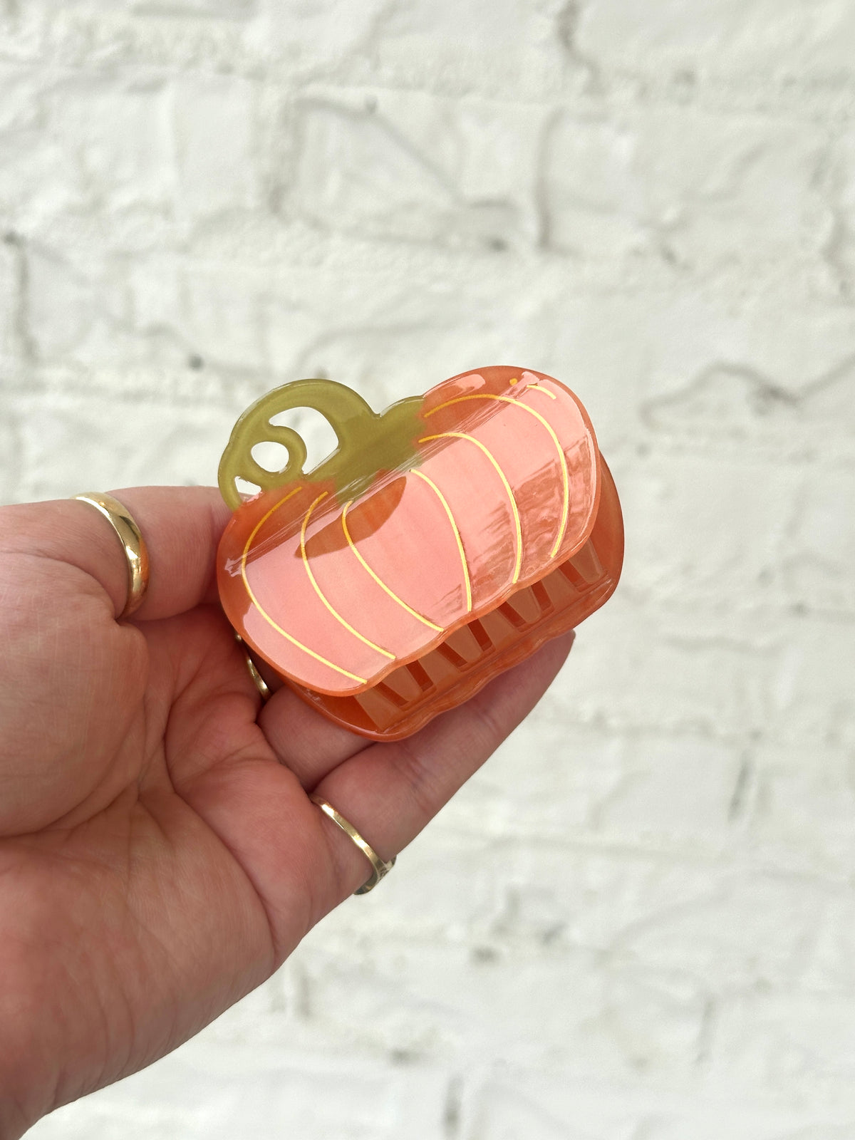 Pumpkin Hair Clip