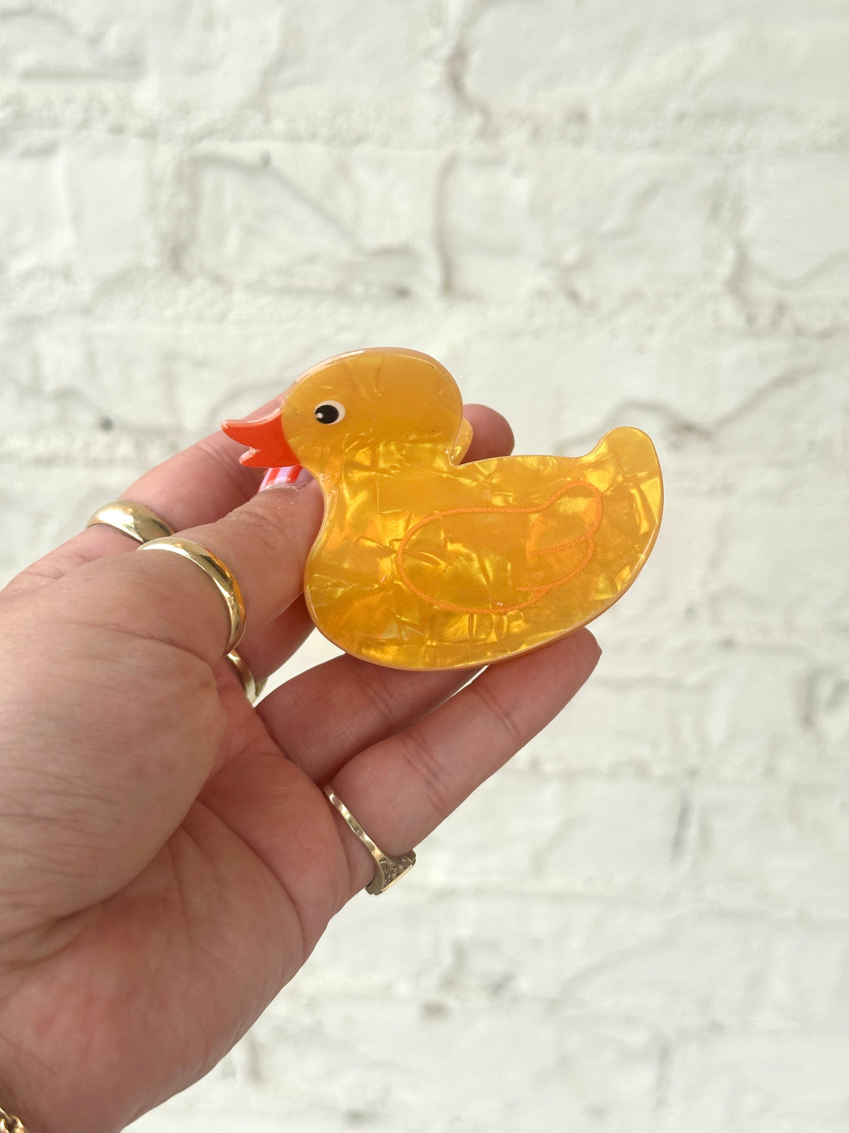 Rubber Ducky Hair Clip