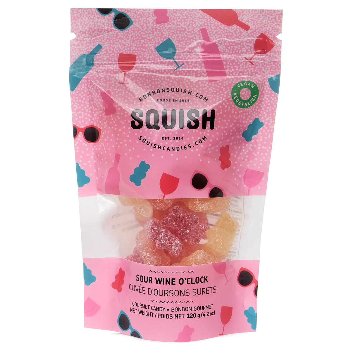 Vegan Sour Wine O&#39;Clock Gummies