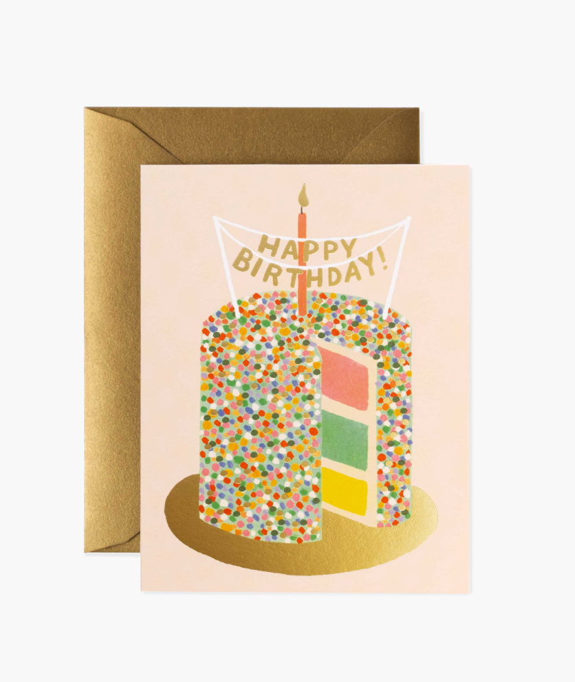 Layer Cake Birthday Card