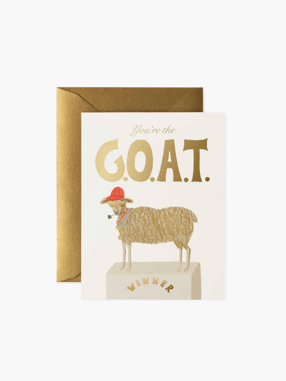 G.O.A.T. Card