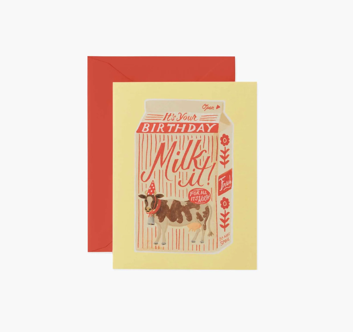 Milk It Birthday Card