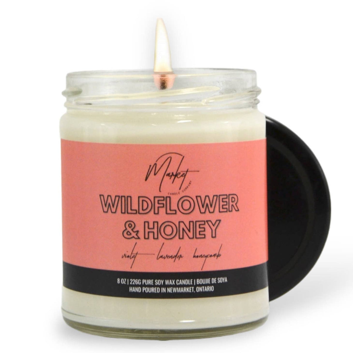 Wildflower &amp; Honey Soy Candle